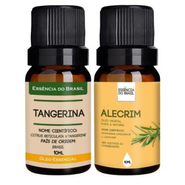 Imagem de Kit Óleo Essencial Tangerina + Óleo Vegetal de Alecrim 10ml - Essência