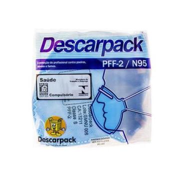 Imagem de Mascara Pff2 Sem Valvula. Unidade. Descarpack