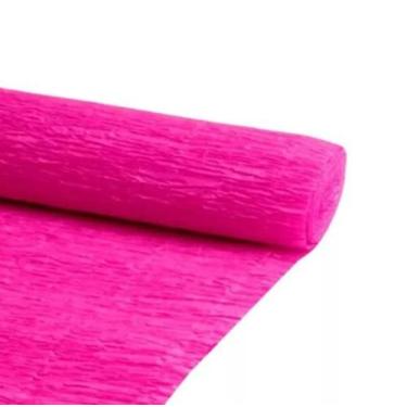 Imagem de 3 Rolinhos Papel Crepom Comum 48x200cm Papel Escolar Artesanato Decora