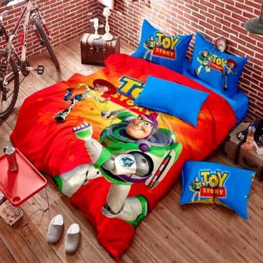Imagem de Jogo de cama solteiro king toy story 4 peças 400 fios - ESPAÇO CASA CE