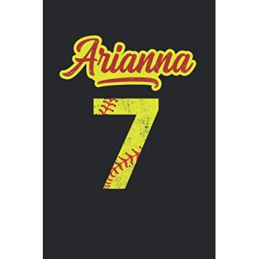Imagem de Arianna 7: Softball Blank Notebook for Catcher/Pitcher Girls Training Journal at Sports, High School, College, University
