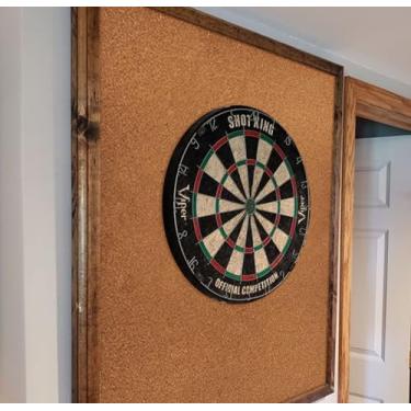 Imagem de Rolo autoadesivo de placa de cortiça de 6 mm, placas de cortiça de 0,6 cm de espessura para paredes, rolo de placa de cortiça aprox. 91,4 cm x 122 cm para escritório, casa, escola (90 x 120, Y)