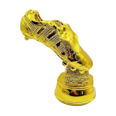 Imagem de Troféu de futebol de chuteira dourada, estátua decorativa, troféu de resina, estatueta para lembrancinhas, decoração de casa, adereços de escritório