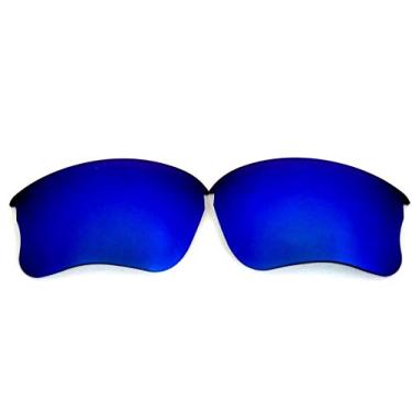 Imagem de Lentes de reposição Galaxy para óculos de sol Oakley Flak Jacket XLJ polarizadas seleção múltipla (azul)