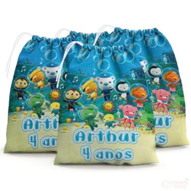 Imagem de Sacolinhas Surpresa Personalizada Tecido Octonautas (Sacolinhas 15x20, Unidades, 40)