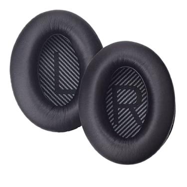 Imagem de QC45 Replacement Ear Pad Cushions Compatible with Bose QuietComfort 15 QC15 QC25 QC35 QC35II QC45 AE2 AE2i AE2W SoundTrue SoundLink Headphones(Black)