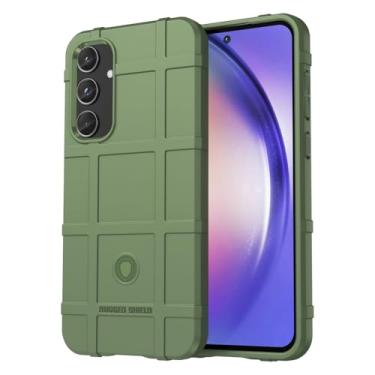 Imagem de Zoeirc Capa para Galaxy A55 5G, para Samsung A55 SM-A556U, capa de TPU resistente à prova de choque de grau militar e capa de proteção de lente de câmera para Samsung Galaxy A55 5G verde