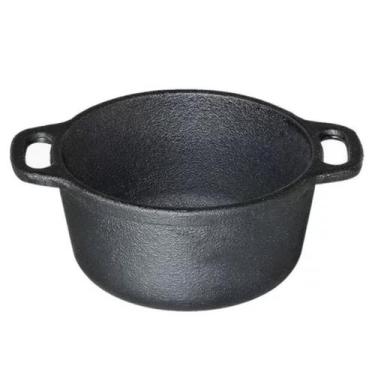Imagem de Molheira De Ferro Fundido Mini Caçarola 110ml Servir Molhos - SANTANA