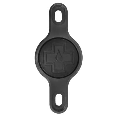 Imagem de Muc-Off Suporte seguro para AirTag de bicicleta, preto - Suporte de etiqueta de ar para bicicleta com parafusos de segurança - Proteção antifurto Suporte de bicicleta AirTag compatível com Apple