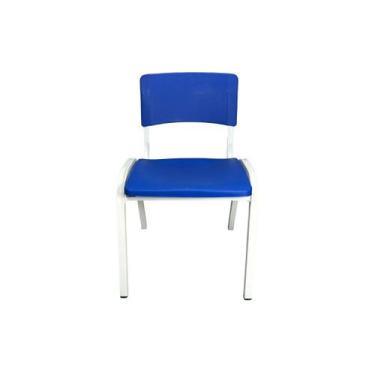Imagem de Cadeira Iso Infantil Azul Escolar, Creche - Ecomhome