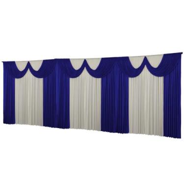 Imagem de Cortina Paris Malha Gel Enfeite Igreja Festas  9 metros - Dennis Confe