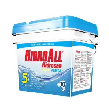 Imagem de Cloro Granulado Hidrosan Penta 5 Em 1 - 10 Kg - Hidroall