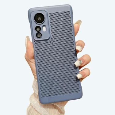 Imagem de Capa de malha respirável ultrafina com dissipação de calor para Xiaomi Mi 12 13 11 Lite para Redmi Note12 11 10 9 Pro K60 Capa dura lisa fosca, C3, para Note 12 5G