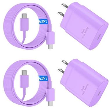 Imagem de Carregador Rápido USB-C Ubearkk 25W para Samsung Galaxy S25/S24
