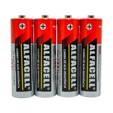 Imagem de Pilha AA Comum 1.5v Carga De Alta Resistência 4 Unidades
