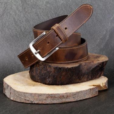 Imagem de Cinto Masculino Casual Social de Couro Original Use Young, Caramelo, 1