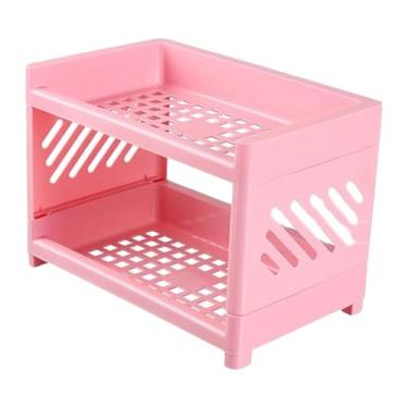 Imagem de WeiLaiKeQi Índia -porco beliche beliche beliche beliche camada de casal de casal escondido cama de dormindo com cortina de porta para todas as, Rosa