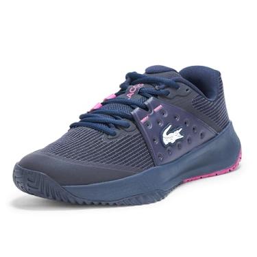Imagem de Lacoste Tênis feminino Power Serve, Azul-marinho/rosa, 39