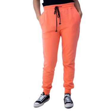 Imagem de Calça Moletom Feminina Jogger com Punho 44009 - Konciny confecções, Co