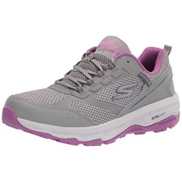 Imagem de Skechers Tênis feminino Go Run Trail Altitude, Cinza/roxo, 8