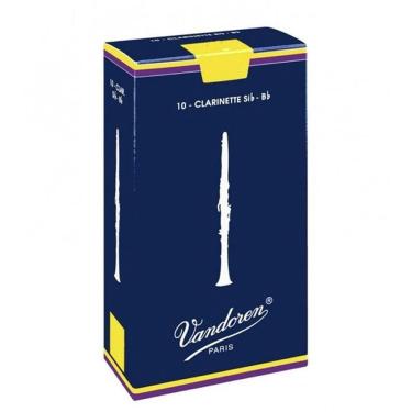 Imagem de Palheta Tradicional Para Clarinete Sib 3 Vandoren Cr103 - Cx / 10