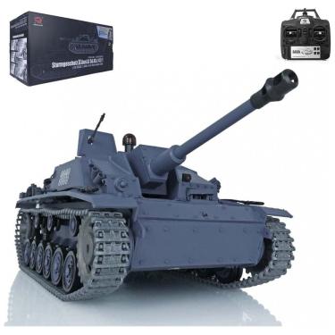 Imagem de Tanque de Guerra TOUCAN RC HOBBY 3868 com Controle Remoto, Escala 116, Azul