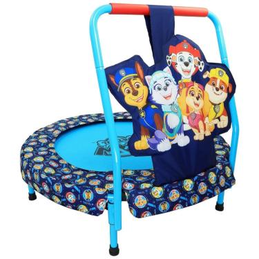 Imagem de Cama Elástica Infantil com Alça para Crianças de 3 a 10 Anos, Capelli Sport Patrulha Canina, Azul