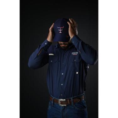 Imagem de CAMISA MASCULINA TEXAS FARM MANGA LONGA UV50+ EXPLORER - CAL532 - AZUL MARINHO-Masculino