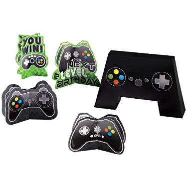 Imagem de Amscan Kit de centro de mesa 280205 para cima de nível - 20 cm | Multicolorido | 5 peças. Decoração