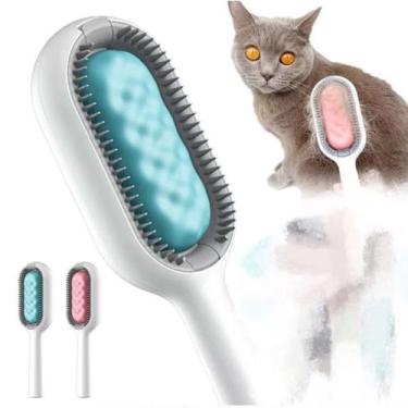 Imagem de Escova para Gatos Removedor De Pelos Para Cães Escova Gatos Pet Aparad