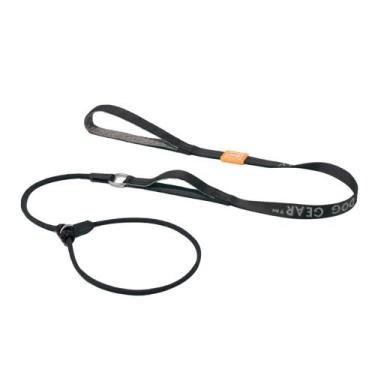 Imagem de Coleira Dog Slip Lead Howgo Training No-Pull Nylon preta de 1,5 m