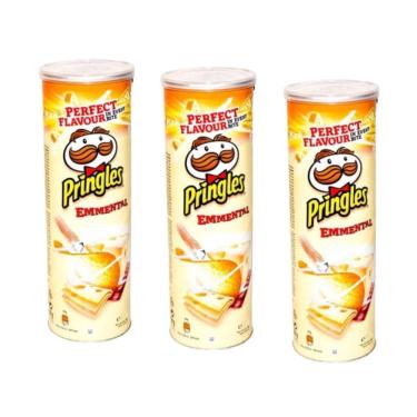 Imagem de Batata Pringles Emmental Importado 175g - 3unid