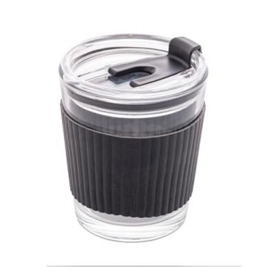 Imagem de WOLFF - Copo de Vidro com Cinta em Silicone Preto 350ml