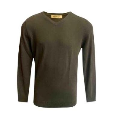 Imagem de Sueter Hering Masculina Básica Em Tricô Verde-Masculino