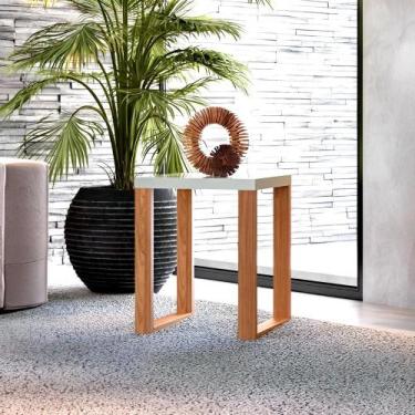 Imagem de Mesa de Canto Madeira Industrial 44 cm 100% MDF Dalla Costa - Pradel S