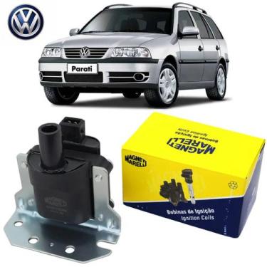 Imagem de Bobina Ignição 2 Pinos VW Parati G3 1.6 1.8 2.0 8V 16V AP MI - MAGNETI