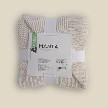 Imagem de Manta Holly Microfibra Off White - ABABY