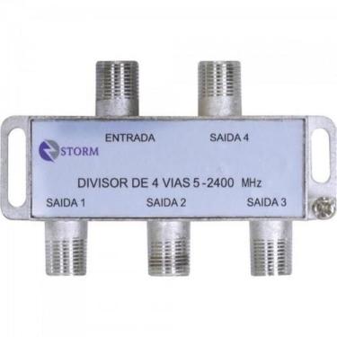 Imagem de Divisor Satélite 1x4 5-2400 MHz Storm - PCT