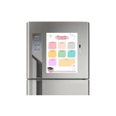 Imagem de Planner Semanal Imantado Para Geladeira A4