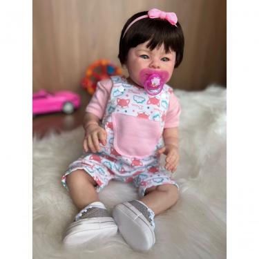 Imagem de Bebê Reborn Valentina - Kit Completo Corpo Do Bebê Tecido