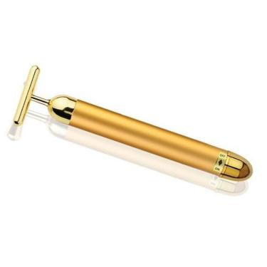 Imagem de Aparelho De Massagem Facial Firma Pele Beauty Bar 24k Gold