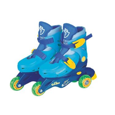 Imagem de Meu Primeiro Patins Tri-line Azul - Fenix - 30 A 33