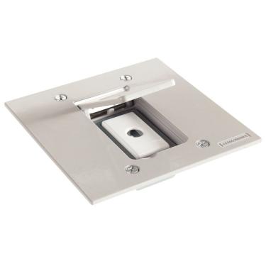 Imagem de Tampa Passa Fio 4x4 Para Piso Tramontina Cinza Tramontina