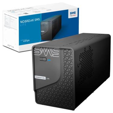 Imagem de Nobreak 1200va Sms Lite, Entrada Monovolt 115-127v, Saída 115v, 6 Tomadas - 29203