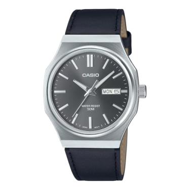 Imagem de Relógio CASIO masculino analógico preto MTP-E735L-8AVDF
