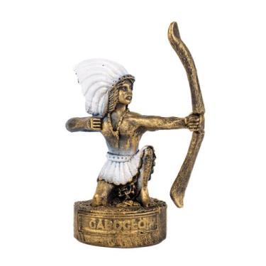 Imagem de Escultura Caboclo Vintage 8 cm - Lua Mística - 100% Original - Loja Of