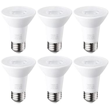 Imagem de TORCHSTAR Lâmpadas Led Par20, Lâmpada De Holofote Regulável Cri90+, 6,5 W, 50 Watts Equivalentes, Luminária Trilho 500 Lm, Base Média E26, Iluminação Embutida, Luz Natural 5000 K, Certificada Pela U