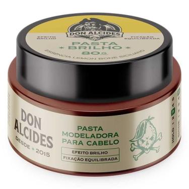 Imagem de Pasta Brilho Lemon Bone Pomada Para Cabelo Média Fixação 80g Don Alcid