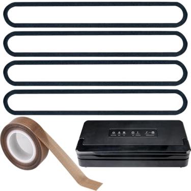 Imagem de ziHenryDa Pacote Com 4 Juntas De Espuma Reposição Compatíveis A Seladora Vácuo Precisão Culinária Anova Pro, Fita Teflon/Fita Ptfe Para Pro (Ptfe 33 Pés) (12,8 X 1,56 0,35)