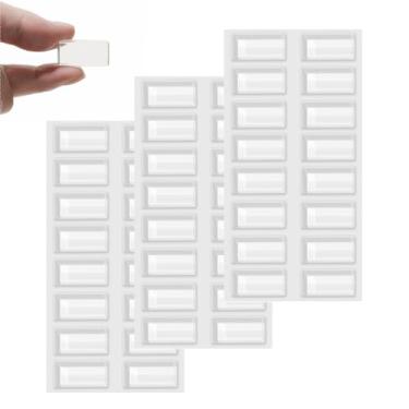 Imagem de Furnigear Pés De Borracha Autoadesivos, Protetores Antiderrapantes Para Eletrônicos, Alto-Falantes, Móveis, Eletrodomésticos, Equipamentos Áudio, Laptops - Retângulo Transparente (48 Unidades)